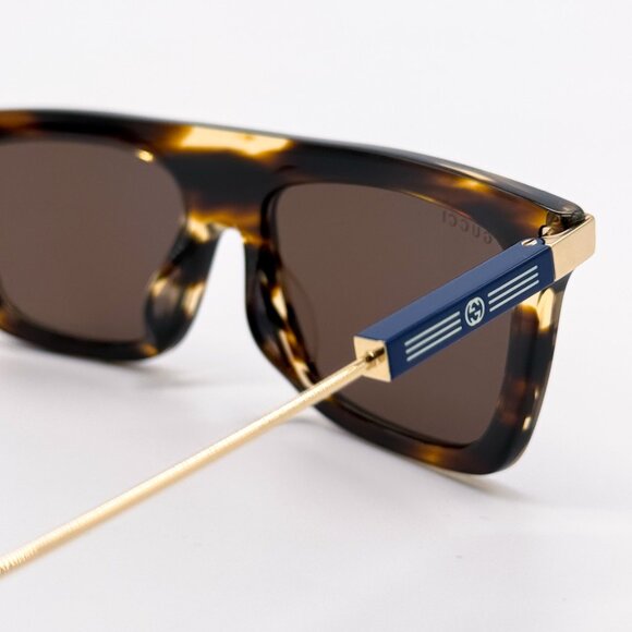 NEW AUTHENTIC GUCCI GG1437S 003 SQUARE MEN SUNGLASSES GUCCI - Picture 9 of 14